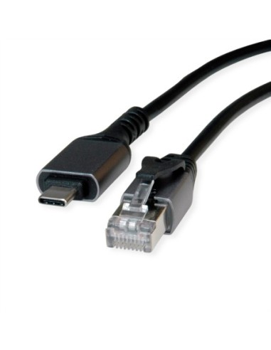 VALUE Konwerter kabla USB 3.2 Gen 2 na Gigabit Ethernet, czarny, 5 m