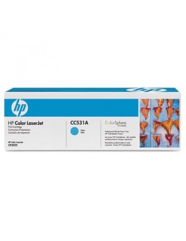 HP Toner CC531A Color LaserJet CP2025 cyjan