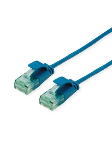 ROLINE RM UTP Data Center Patch Cord Cat.6A (Class EA), wąski, niebieski, 0,5 m