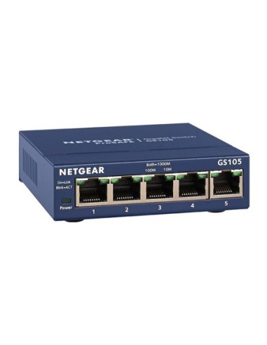 GS105 Przełącznik GigaBit do komputerów stacjonarnych, 5x RJ-45