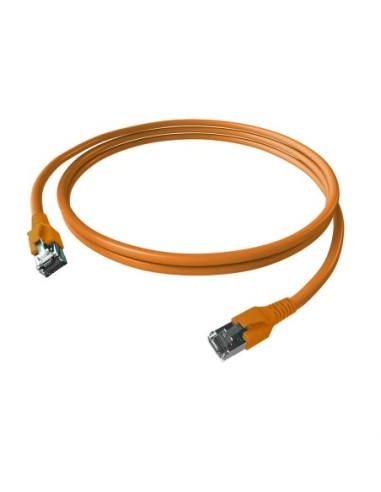Kabel krosowy EasyLan FlexBoot Cat.6A, S/FTP, pomarańczowy, 10 m