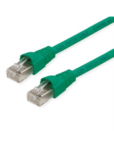 TELEGÄRTNER RJ45 Patch Cord S/FTP, Cat.6A, LSZH, zielony, 1 m