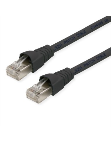 TELEGÄRTNER RJ45 Patch Cord S/FTP, Cat.6A, LSZH, czarny, 3 m