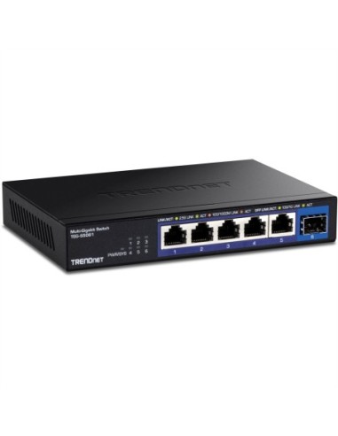TRENDnet TEG-S5061 6-portowy, niezarządzalny przełącznik 2.5G z portem 10G SFP+