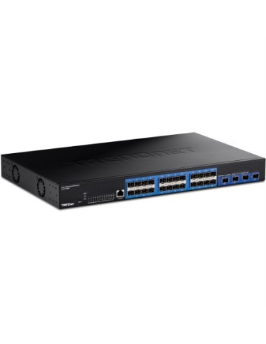 TRENDnet TL2-F70284 28-portowy przełącznik SFP zarządzany w warstwie 2 z portami 10G SFP+