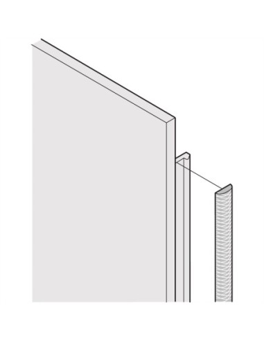 SCHROFF Zestaw tekstylnej osłony EMC panelu przedniego, -40?+70°C, 5 U, 10 sztuk