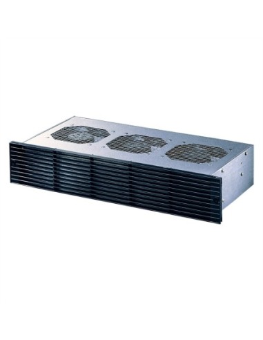 Wentylator pchający SCHROFF 19, 2 U, osiowy, szerokozakresowy AC, głębokość płyty 160 mm, 515 m³h