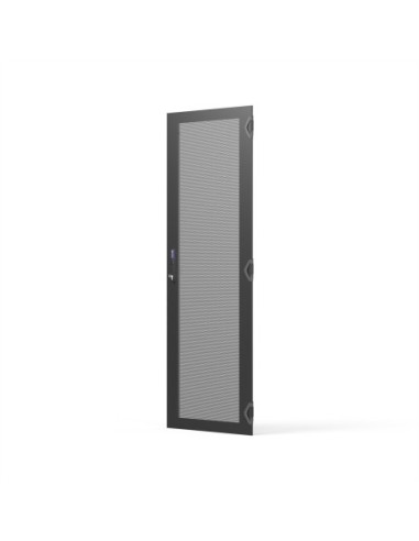 DOOR 2450H 600W VENT LH E-HANDLE RAL7021