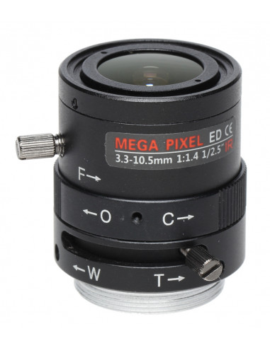 OBIEKTYW ZOOM IR MEGA-PIXEL 50CS25-3310/M 3.3 ... 10.5 mm LENEX