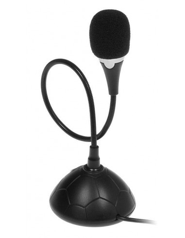 MICCO - Mini mikrofon biurkowy wysokiej jakości z przyciskiem ON/OFF