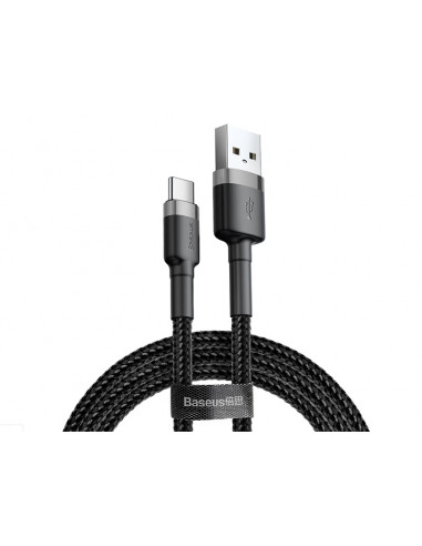 BASEUS Kabel USB Type C 0,5m (CATKLF-AG1) Gray+Black