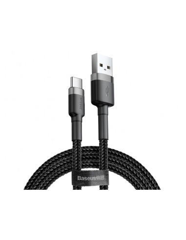 BASEUS Kabel USB Type C 1m (CATKLF-BG1) Gray+Black