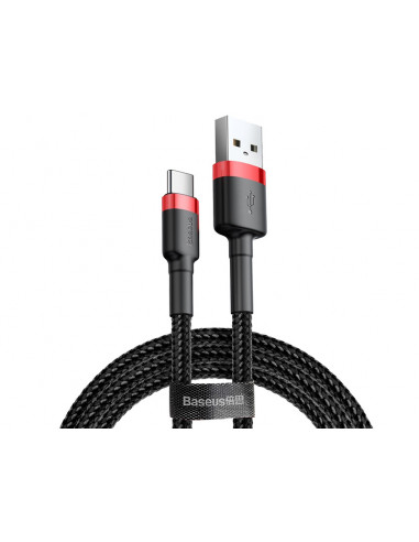 BASEUS Kabel USB Type C 2m (CATKLF-C91) Black+Red