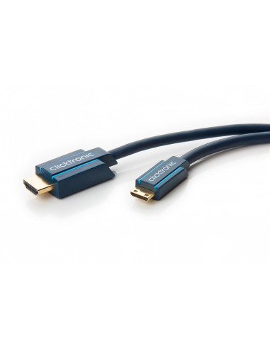 Kabel HDMI/Mini HDMI M/M A-C Ethernet 3D 4K HQ 1m