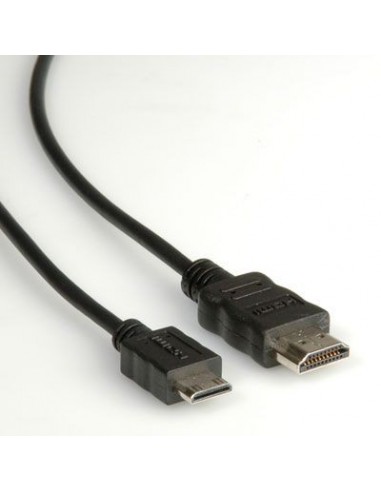 Roline Kabel HDMI A M - HDMI Mini M 2m