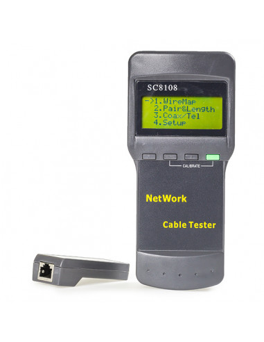 Tester okablowania LCD, RJ-45 WT-4042