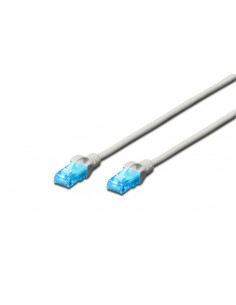 Kabel sieciowy RJ45 kat.5e U/UTP AWG 26/7 PVC 10m szary