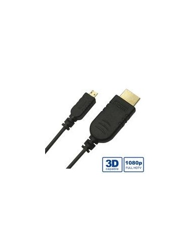 ROLINE Kabel Slim HDMI High Speed z Ethernet Type A M-Type D M 1.2m
