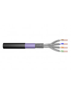 Kabel instalacyjny zewnętrzny DIGITUS kat.7 S/FTP AWG 23/1 100m PE/LSOH czarny
