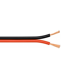 Kabel głośnikowy Czerwony czarny CU - Długość kabla 50 m