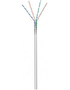 CAT 5e kabel sieciowy, F/UTP, Szary - Długość kabla 100 m