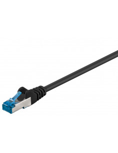 CAT 6AKabel łączący, S/FTP (PiMF), czarny - Długość kabla 50 m