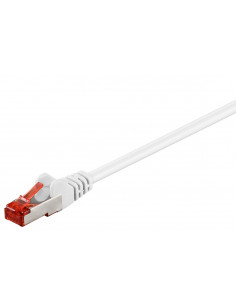 CAT 6 Kabel łączący, S/FTP (PiMF), biały - Długość kabla 50 m