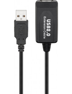 Aktywny przedłużacz USB 2.0, - Długość kabla 10 m