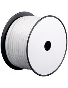 Kabel telefoniczny płaski rolka 6-przewodowy, 100 m rola, AWG 28, CCA (aluminium powlekane miedzią) 2