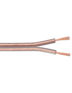 Kabel głośnikowy Przezroczysty CCA - Długość kabla 25 m