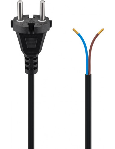 Uniwersalny przewód przyłączeniowy odkurzacza 10 m, czarny - Długość kabla 10 m