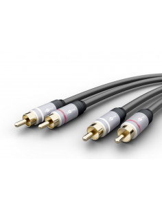 Kabel przyłączeniowy chinch audio stereo - Długość kabla 3 m
