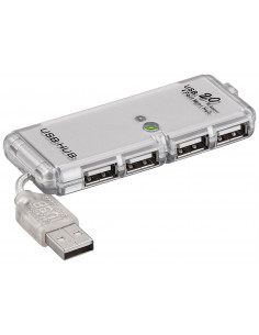 4-portowy koncentrator USB 2.0 Hi-Speed/rozdzielacz