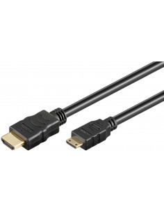 Przewód HDMI™ o dużej szybkości transmisji z Ethernetem (Mini), pozłacany - Długość kabla 3 m