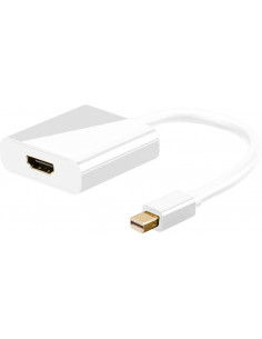 Kabel przejściowy Mini DisplayPort/HDMI™ 1.2, pozłacany - Długość kabla 0.1 m