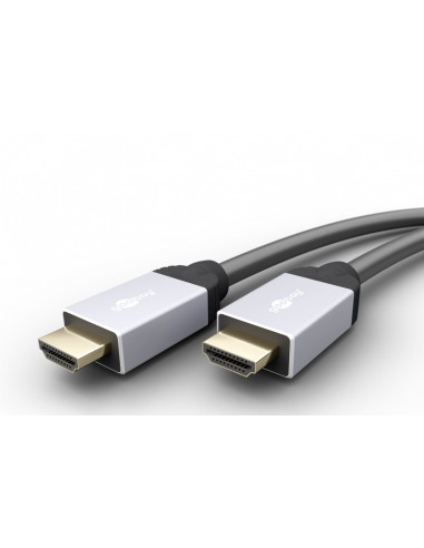 Przewód HDMI™ o dużej szybkości transmisji z Ethernetem (Goobay Series 2.0) - Długość kabla 2 m