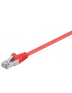 CAT 5e Kabel łączący, SF/UTP, Czerwony - Długość kabla 20 m