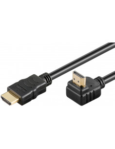 Przewód HDMI™ o dużej szybkości transmisji 90° z Ethernet - Długość kabla 5 m