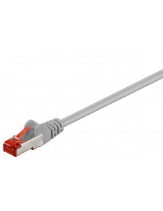 CAT 6 Kabel łączący, S/FTP (PiMF), Szary - Długość kabla 7.5 m