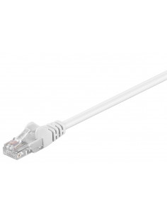 CAT 5e Kabel łączący, U/UTP, biały - Długość kabla 30 m