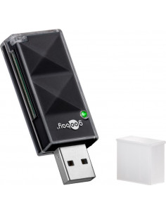 Czytnik kart USB 2.0 - Wersja kolorystyczna Czarny