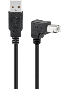 Kabel USB 2.0 Hi-Speed, Czarny - Długość kabla 3 m