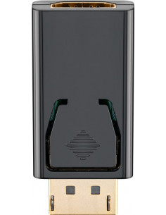 Adapter DisplayPort / HDMI™ 1.1, pozłacany - Wersja kolorystyczna Czarny