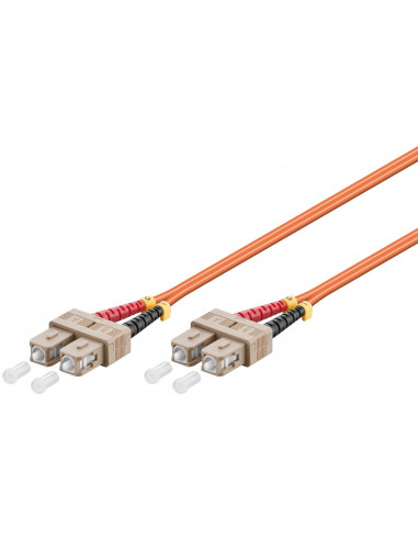 Kabel światłowodowy, Multimode (OM2) Orange - Długość kabla 1 m