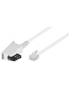 Kabel przyłączeniowy TAE-F (uniwersalny układ styków) - Długość kabla 10 m