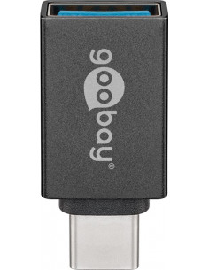 USB-C™ USB A OTG SuperSpeed ​​Adapter do podłączenia kabli ładowania 3.0 Szary - Wersja kolorystyczna Szary