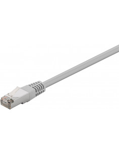 CAT 5e Kabel łączący, F/UTP, Szary - Długość kabla 10 m