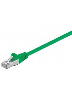 CAT 5e Kabel łączący, F/UTP, Zielony - Długość kabla 10 m