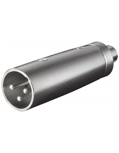 Adapter XLR, gniazdo cinch na wtyk XLR