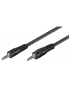 Kabel łączący audio AUX, 3,5 mm stereo, Kabel płaski - Długość kabla 10 m